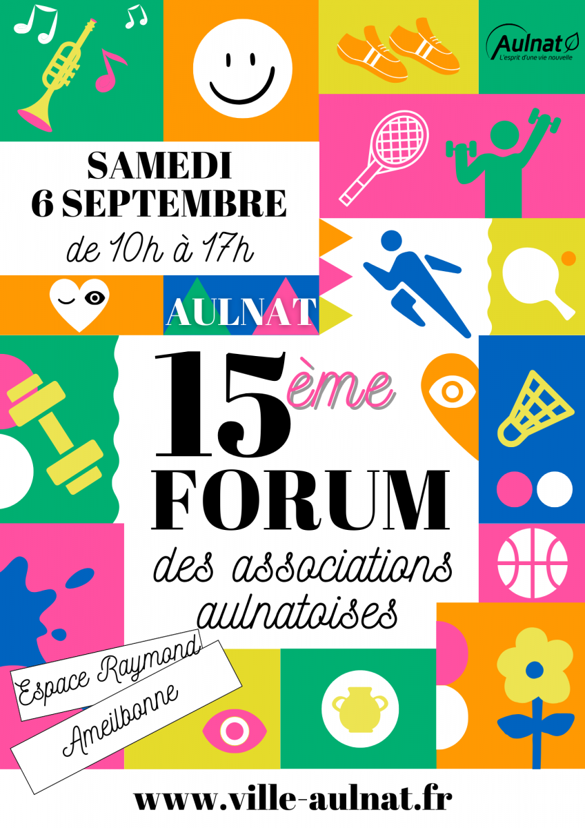 Affiche forum des associations 2025