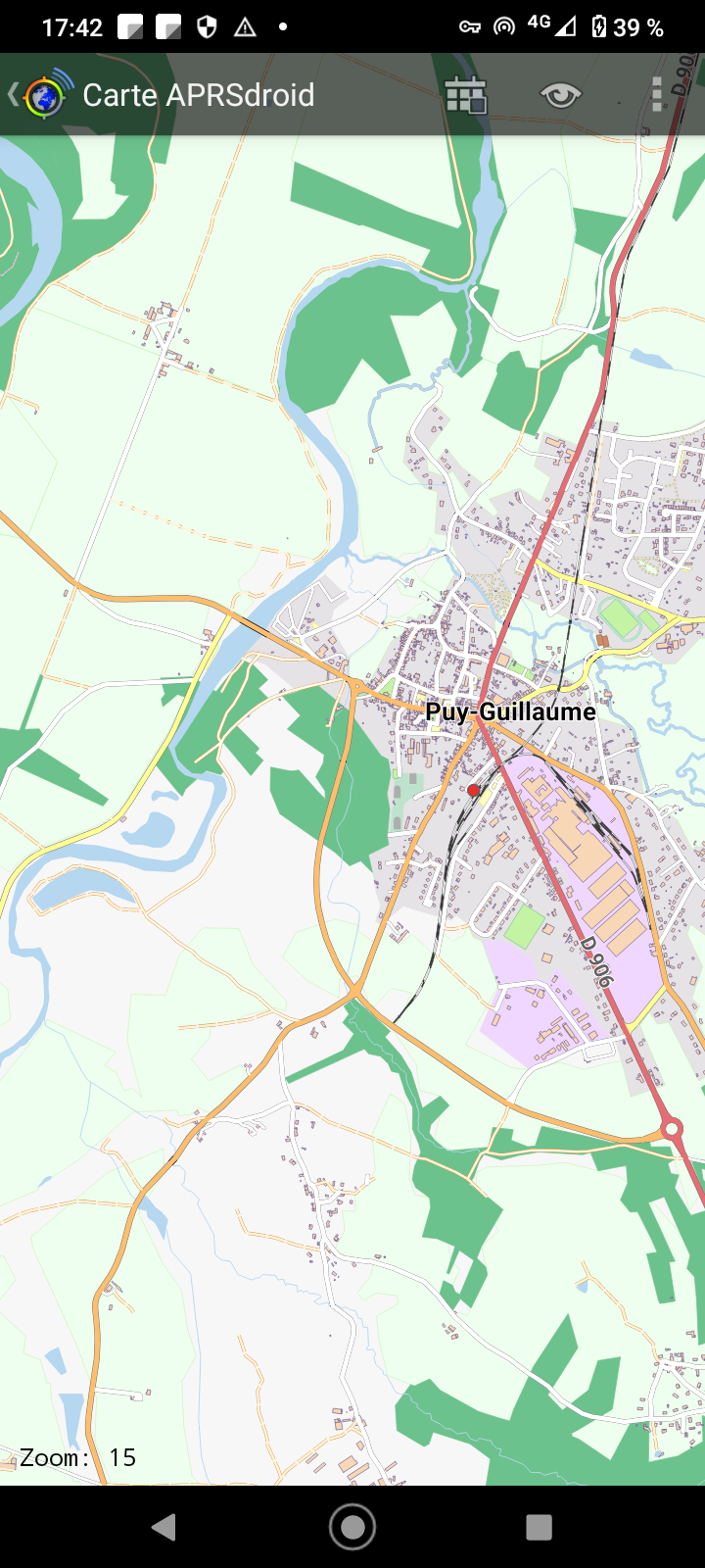 Carte hors ligne APRSdroid